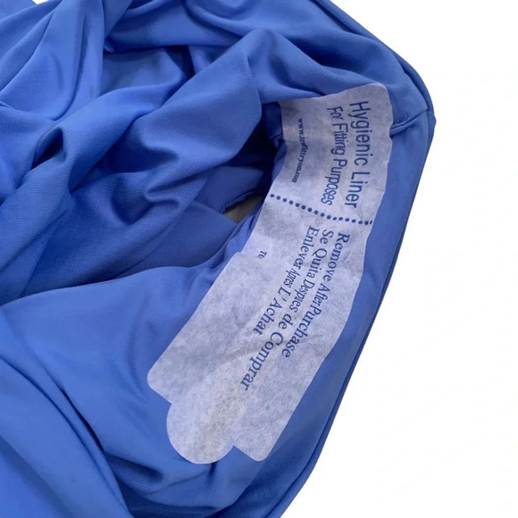 BECCA Color Code Strappy One Piece Swimsuit Blue S NWT - Picture 7 of 10